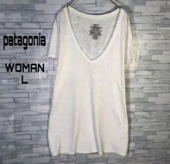 【ヴィンテージ】パタゴニア　Tシャツ レディースL オーガニックコットン