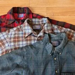 【70s Sサイズ！】ペンドルトン ボードシャツ、ボタンシャツ3点セット