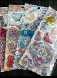 新品　ウォーターinシール　かおりつき　4点セット
