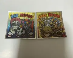 鬼滅の刃 ビックリマンチョコ無限場編 猗窩座＆サタンマ 我妻善逸＆スーパーゼウス