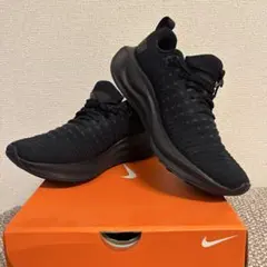 NIKE インフィニティラン４ リアクトX オールブラック 27.5cm