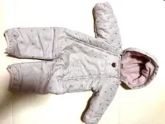 ベビー ジャンプスーツ アウター さくらんぼ柄　50-70cm プティマインのサムネイル