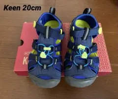 KEEN サンダル SEACAMP II CNXネイビー/蛍光グリーン