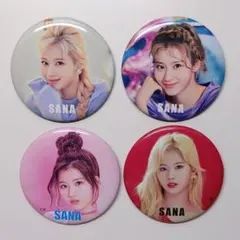 TWICE 缶バッチ サナ