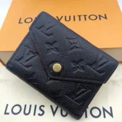 IC搭載 美品✨ルイヴィトン ヴィクトリーヌ アンプラント 3つ折財布 ルージュ