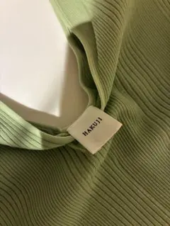 HAKUJI Random rib L/S PO コットンシルクグリーンのサムネイル