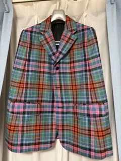 COMME des GARCONS HOMME PLUS チェックケープのサムネイル