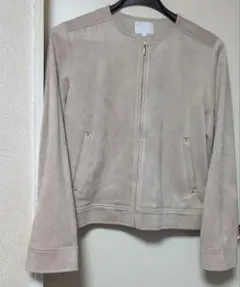 grove ノーカラージャケット ベージュ L