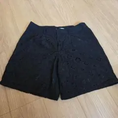 GLOBAL WORK ブラックショートパンツ M