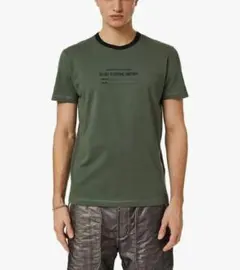 Diesel メンズ Tシャツ フェイドプリント カーキ　新品未使用　Lサイズ