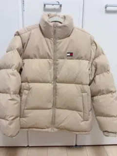 コーデュロイミックスパッファダウンジャケット