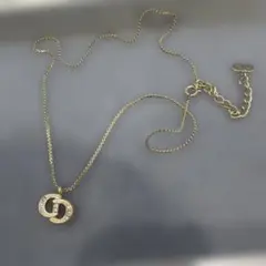 最終値下げDior クリスチャンディオール CD ロゴ ゴールド ネックレス