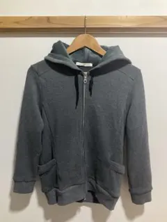 Green Label Relaxing フード付きパーカー ダブルジップ