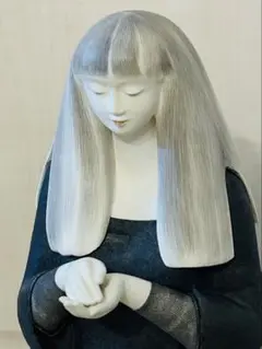 岩瀬なほみ　木彫布貼人形　秋露 岩瀬なほみ 木彫布貼人形 秋露 - メルカリ