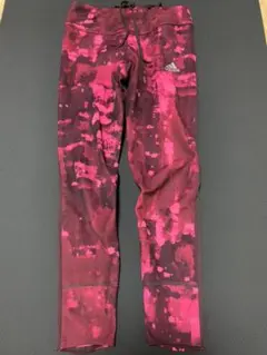 アディダス　レギンス赤