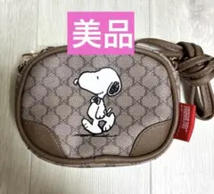 PEANUTS スヌーピー ショルダーバッグ　美品　匿名配送　ポケット２箇所有り