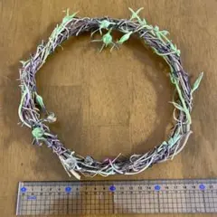 あさがお円形リース 直径約20cm