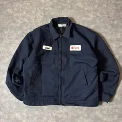 M*i様 UniWear ワークジャケット パッチ付き ネイビー XL メキシコ
