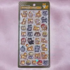 和柄・ボンボンドロップシール 柴犬