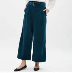 GU ベロアワイドパンツ　Sサイズ