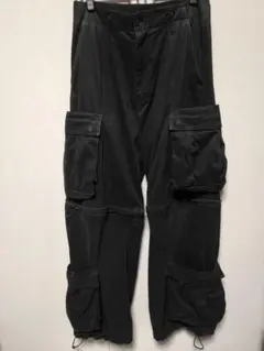 グランシー　カーゴパンツ　ブラック GRANCY（グランシー）の「【GRANCY】ZipDesign CargoPants / ジップ