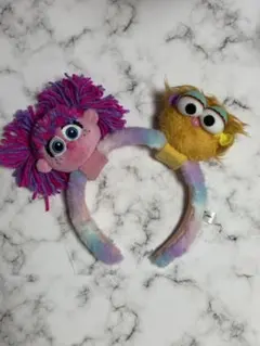 USJ アビー　ゾーイ　セサミストリート　カチューシャ　美品