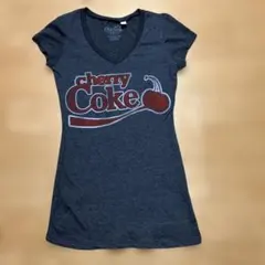 コカコーラ Cherry Coke Tシャツ グレー （黒寄り）サイズSのサムネイル