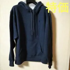 〈特価〉Champion ダークグレー フード付きパーカー 裏起毛