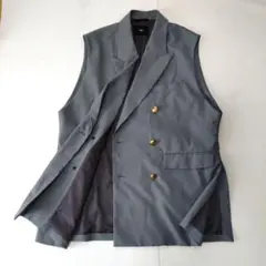 HARE ジレ F 金ボタン ダブルブレスト