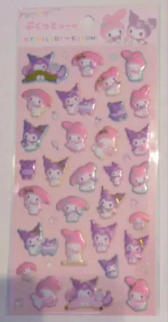 マイメロディ＆クロミちゃん ぷくっとシール