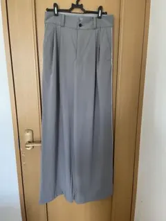 JEANASIS ワイドパンツ グレー　M