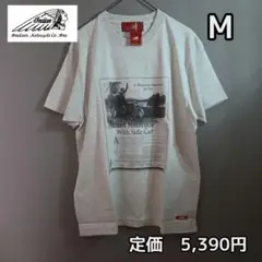 新品未使用 メンズ 半袖Tシャツ インディアンモトサイクル マガジン グレー