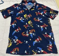 ディズニー　ミッキー　ファンタジア　アロハシャツ