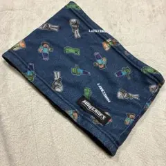 Minecraft キャラクターマフラー ネイビー