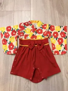 ベビー用　袴ロンパース　70cm