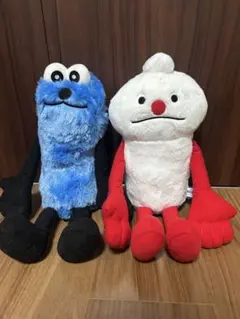 【新品】パペットスンスン　HUGっとおすわりぬいぐるみ　全2種セットのサムネイル