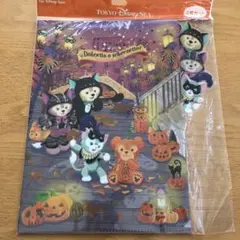 東京ディズニーシー ハロウィン クリアファイル 2枚セット