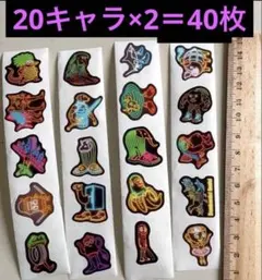 40枚　イタリアンブレインロット ネオンシール　ステッカー