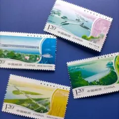 4783 外国切手 中国 2010年 水利 淮河治理 4種セット