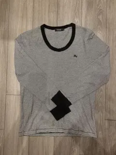 BURBERRY BLACK LABEL ストライプ長袖カットソー サイズ2