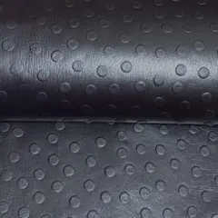 ☆35919 黒ドット型押し牛革 本革(プロフィールをお読み下さい