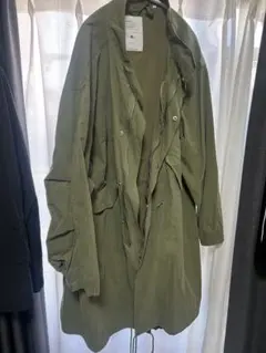 カーキ　モッズコート