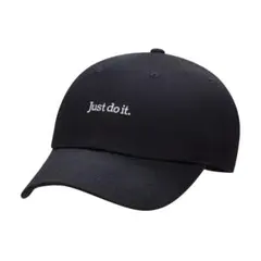 Nike ブラックキャップ Just do it.