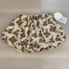 tete a tete 花柄 コーデュロイパンツ　ベージュ　95センチ