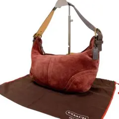 Coach Suede Hobo Shoulder Bag Suede
