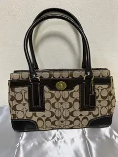 d*3様 コーチ COACH 11062 トートバッグ キャンバス レザー シグ 