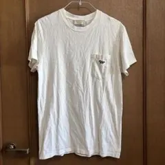 Maison Kitsune メゾンキツネ　ポケットTシャツ　XS ホワイト