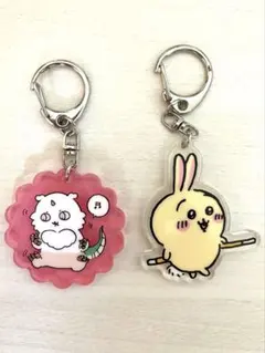 ちいかわアクリルキーホルダー （うさぎとあのこ）