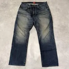 EDWIN XV403 ワイドストレート デニム 鬼フェード Y2K