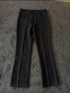 Wrangler ランチャーパンツ　スタプレスラックスブラック　80s USA製のサムネイル
